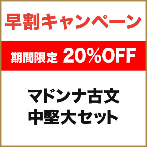 マドンナ古文　中堅大セット