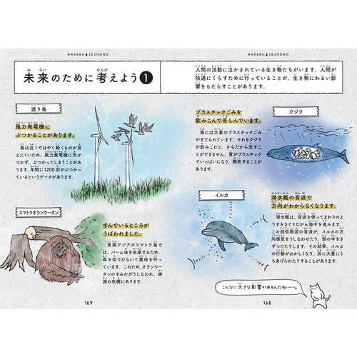 ほろっと泣けるいきもの図鑑 今泉忠明 監修 ショップ学研