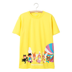 くまのがっこう ジャッキーのゆめ Ｔシャツ イエロー Ｓ|学研の保育用品