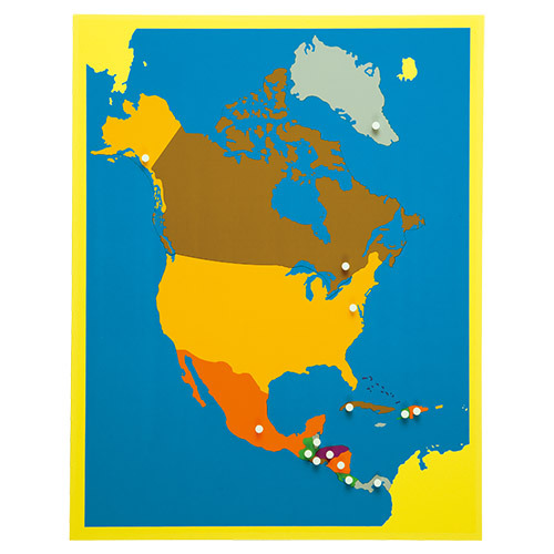 地図パズル（北アメリカ）
