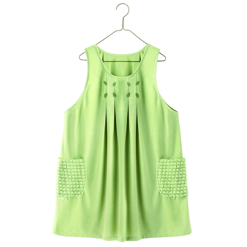 抹茶ケーキエプロン　スモーキーグリーン