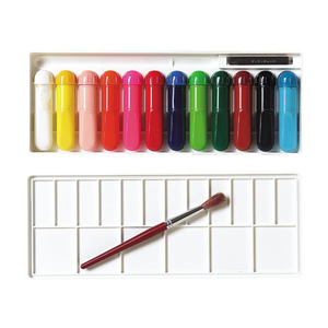 えのぐセットバラ 黄（5本入）|学研の保育用品