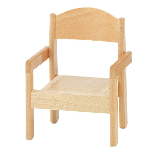 乳幼児木製椅子（肘付）|学研の保育用品