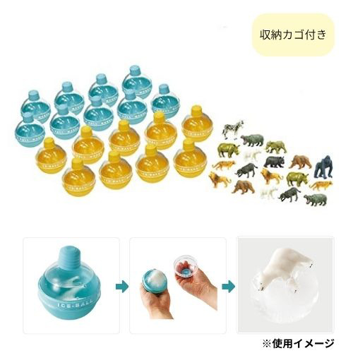 どうぶつ発見！ひんやり氷バスボム１８個セットＮ