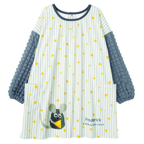 フレデリックぽこぽこ袖チュニック　グレー