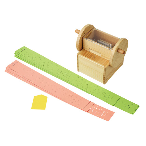 くるくる手回しオルゴール作曲用カード