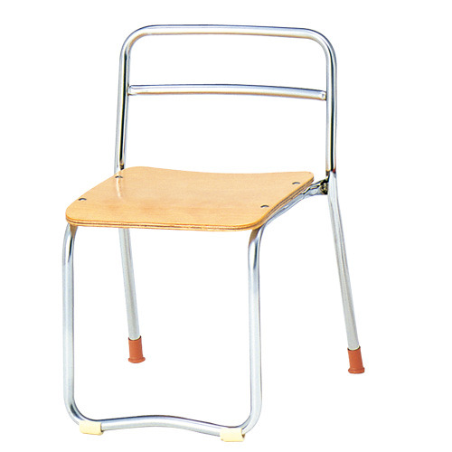 ＵＧ型椅子（メッキ）合板
