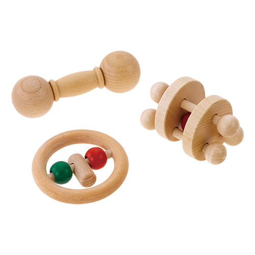 木製ラトル３点セット