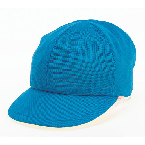 子ども用帽子１１色（裏黄）青
