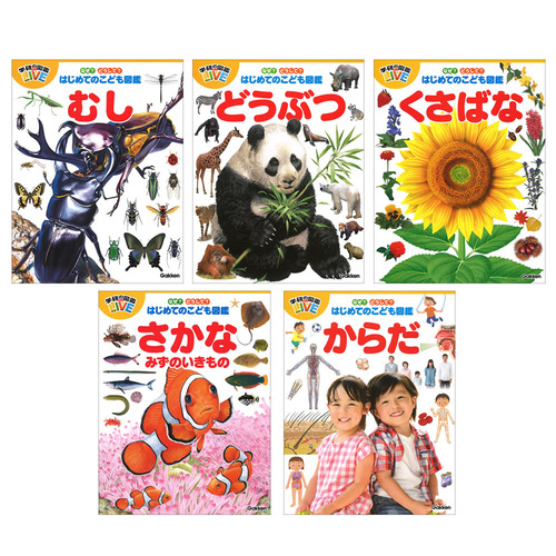 なぜ？どうして？はじめてのこども図鑑（5冊セット）