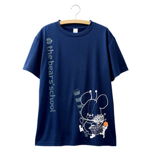 くまのがっこう かくれんぼピクニック ｔシャツ ネイビー ｓ 学研の保育用品