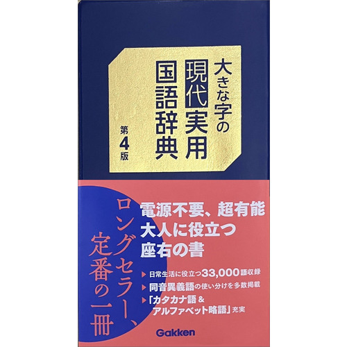 大きな字の現代実用国語辞典　第４版