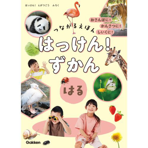 ２０２４年　４月号　はっけん！　付録　ずかん　春