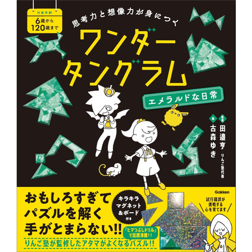 思考力と想像力が身につく　ワンダータングラム　エメラルドな日常
