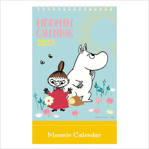 学研カレンダー2025|ムーミン原画卓上カレンダー|トーべ