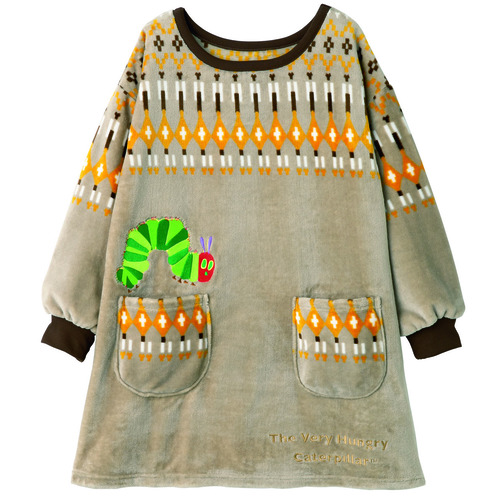 はらぺこあおむしノルディックチュニック　　ライトブラウン