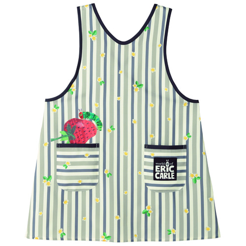 はらぺこあおむしフリークロスエプロン　　ナチュラルベージュ