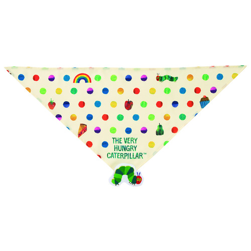 はらぺこあおむし三角巾　ナチュラル