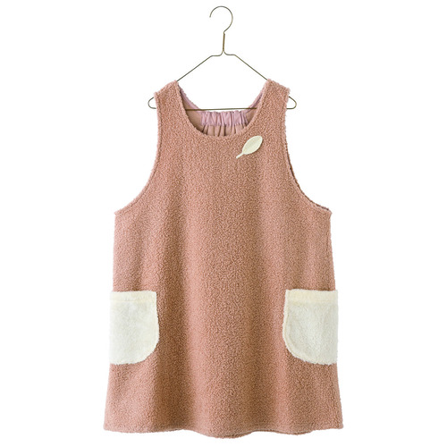 ミルクティーエプロン  ラテベージュ