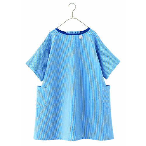 ブルーサッカーストライプチュニック　ブルー