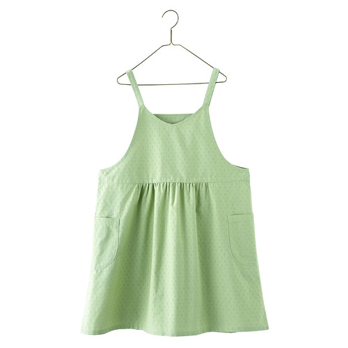 前後２ＷＡＹキャミソールエプロン　ティーグリーン