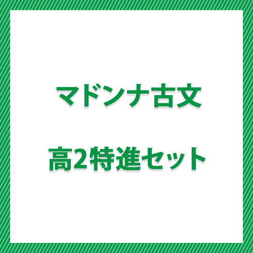 マドンナ古文　高2特進セット