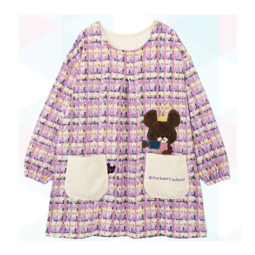 くまのがっこう ティータイムツイード風ニットチュニック