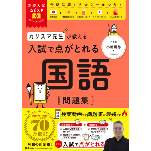 高校入試ムビスタ　カリスマ先生が教える　入試で点がとれる　国語　問題集